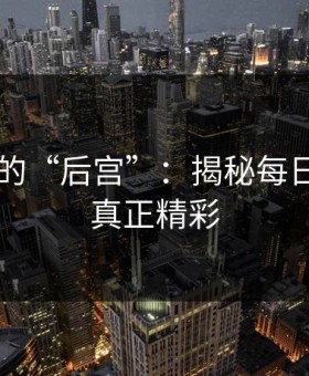 91爆料的“后宫”：揭秘每日大赛的真正精彩