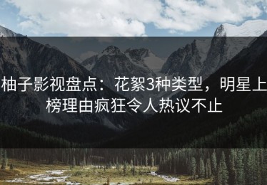 柚子影视盘点：花絮3种类型，明星上榜理由疯狂令人热议不止